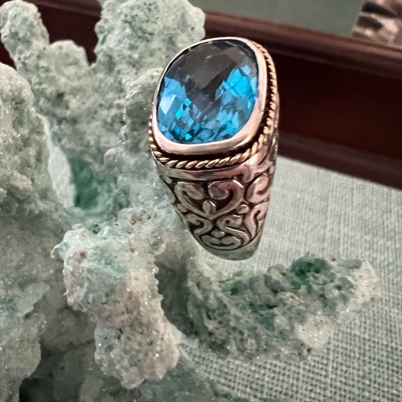 Effy London blue topaz ring 💍 - Picture 4 of 9